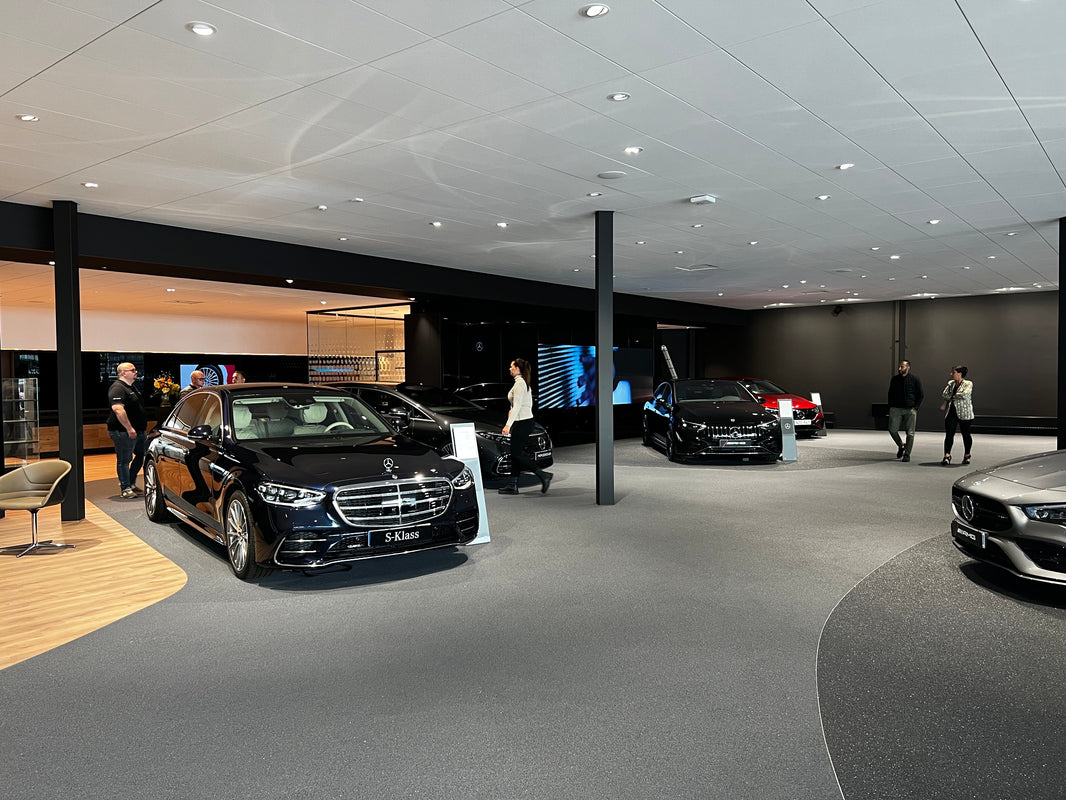 Mercedes-Benz enhances the experience in new showrooms with premium sound.